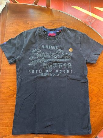 T-shirt Superdry Vintage Premium Goods noir taille M