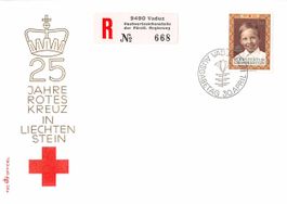 FDC mit seltener R-Etikette - ab 1.--
