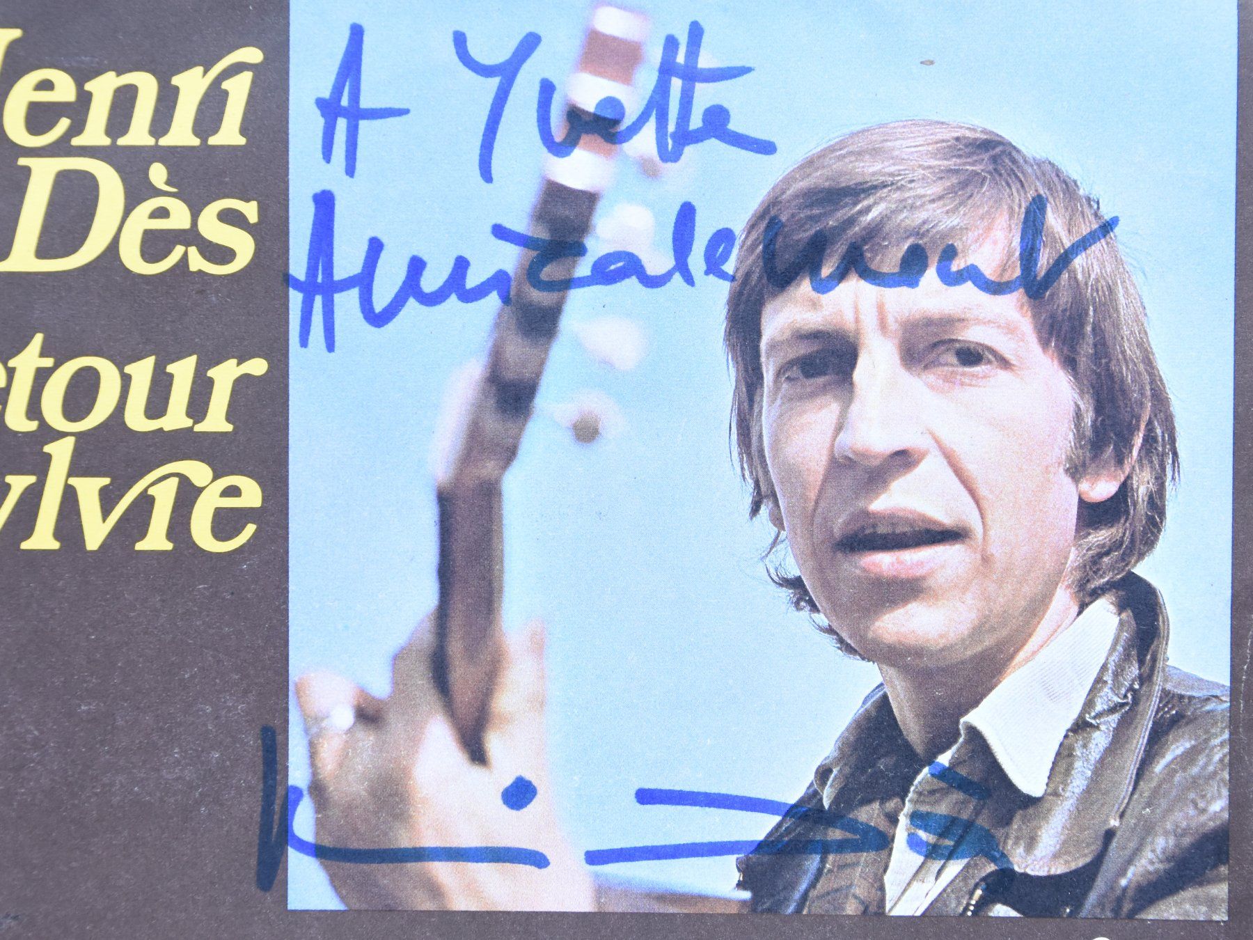 Autografi: Henri Dès - Disque dédicacé – Usato da Belmont-sur-Yverdon venduto da ag97 1