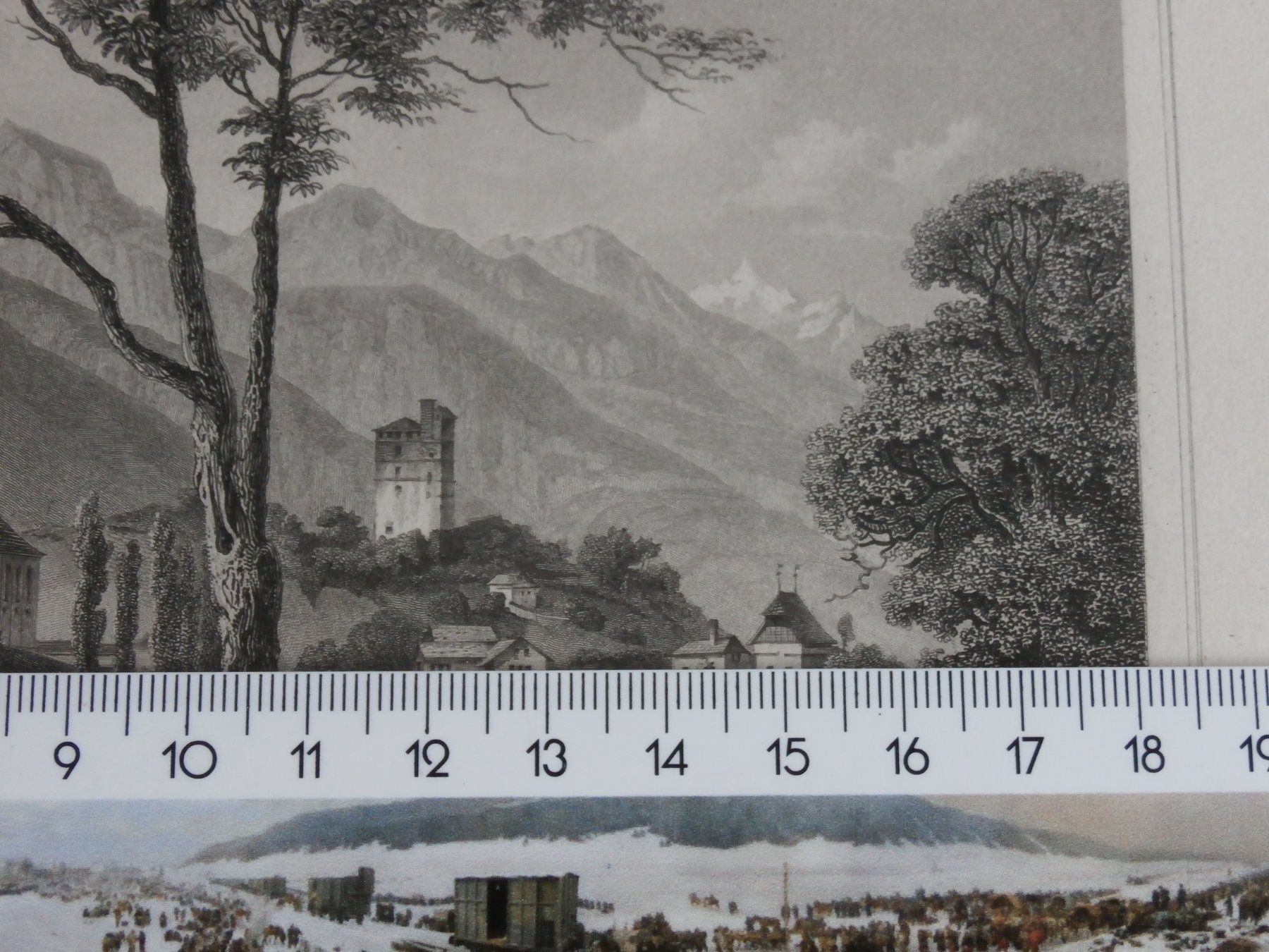 Gravures: Alter Stich Siders Sierre Wallis Rohbock – D'occasion à Zürich par tiburzio 2