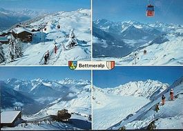 BETTMERALP Bergrestaurant, Gr. Aletschgletscher, Gondelbahn
