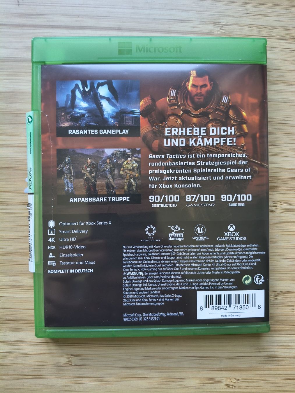 Spiele: Gears Tactics (XBox Series) – Gebraucht aus Riedholz von ste_96cd 1