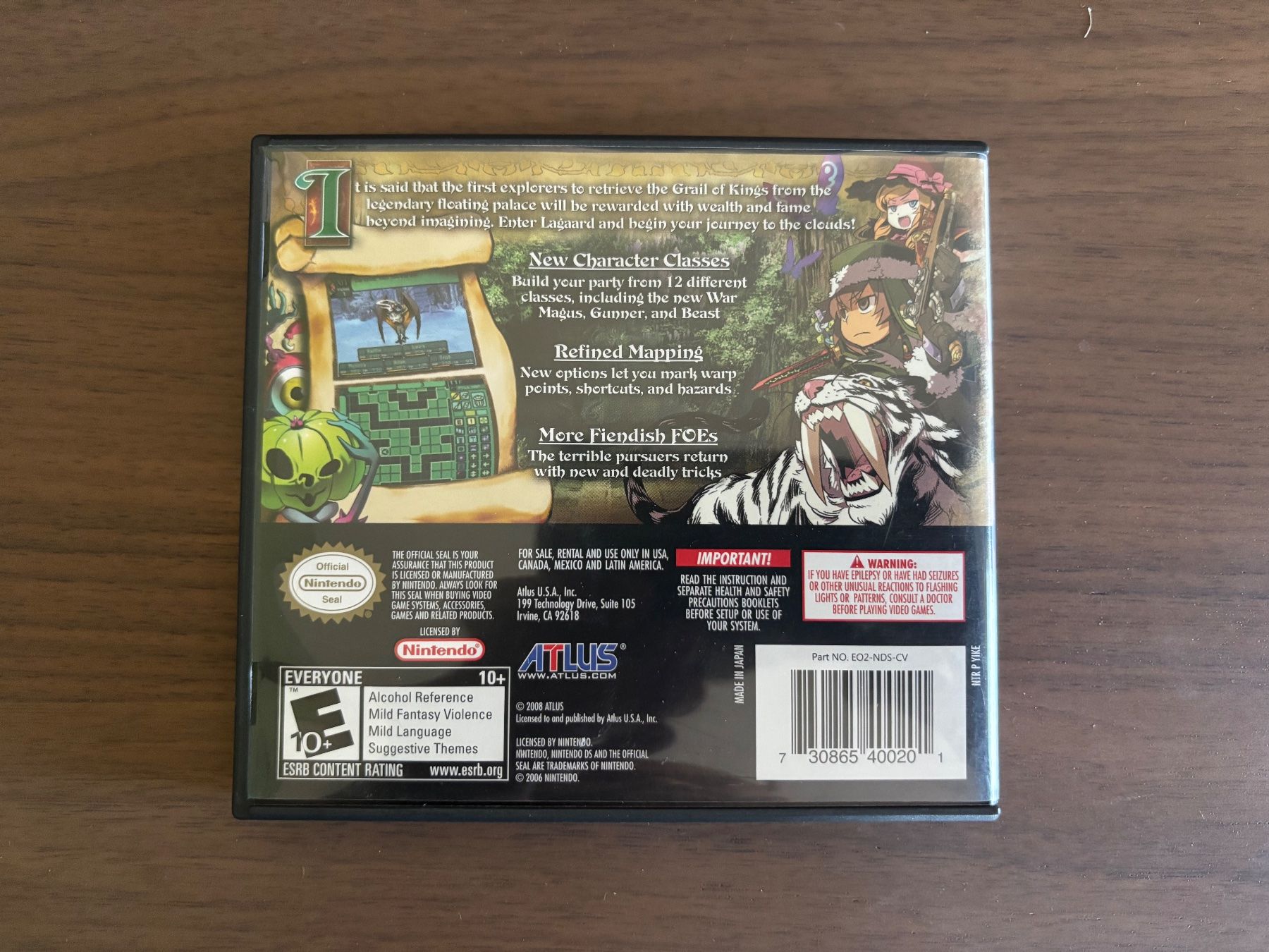 Nintendo Spiele: Etrian Odyssey 2 [DS][US] – Gebraucht aus Killwangen von Ryusens 1