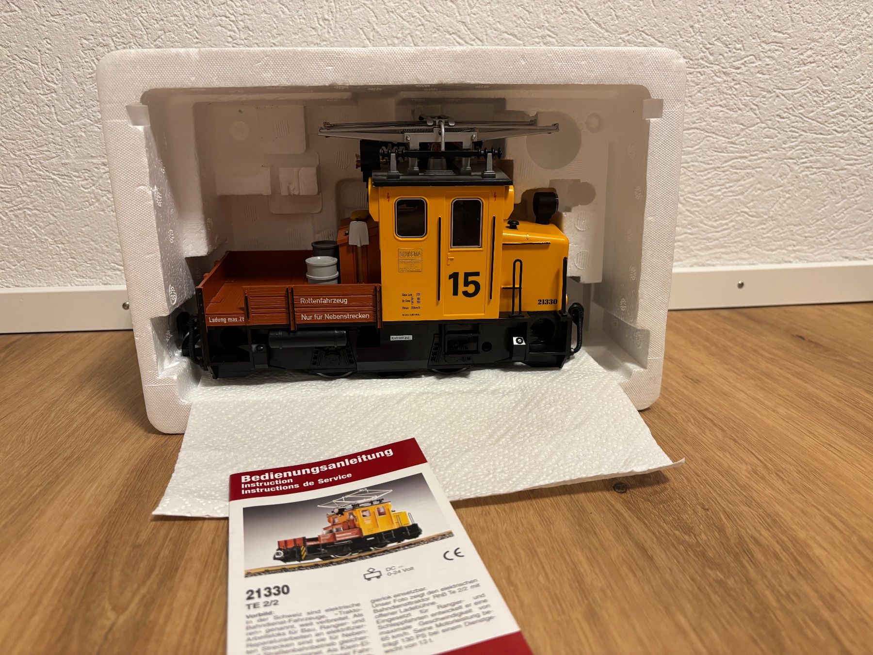 LGB Modellini di ferrovie: LGB 21330 Rottenlok – Usato da Langendorf venduto da Blechfahrzeuge 8