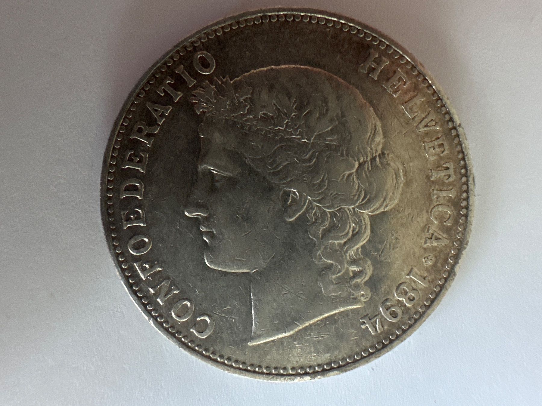 Toutes les monnaies: 1894 5Fr – D'occasion à Erlach par gubbe1 1