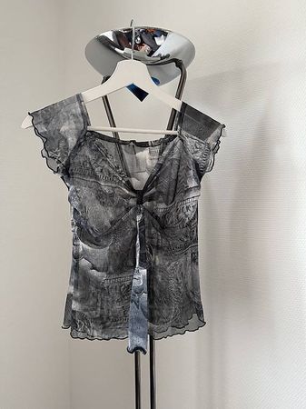 Transparentes Damentop