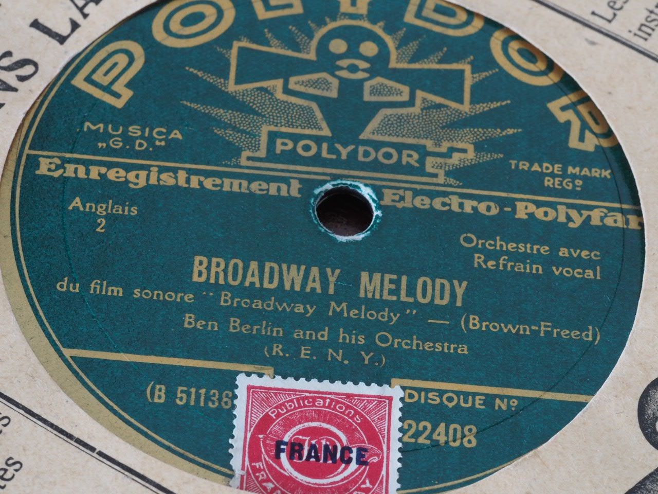 Schallplatten: DISQUES 78 TOURS – Gebraucht aus Lausanne von Leag 1