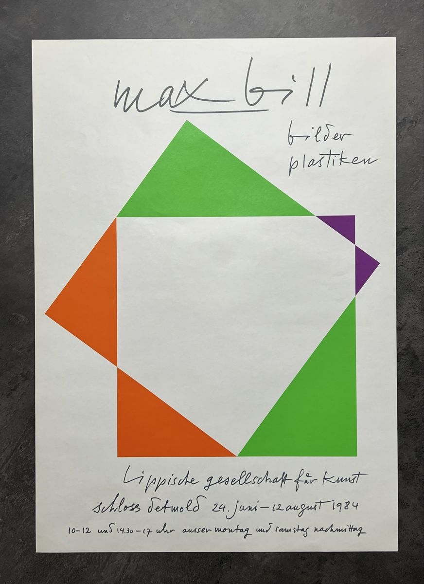 Grafica & Litografie: Original Seriegraphie von Max Bill 1984 Lippische Gesellscha – Nuovo (secondo la descrizione) da Zürich venduto da stock4you 1