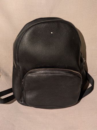 Montblanc Meisterstück Soft Grain Rucksack Schwarz  Leder