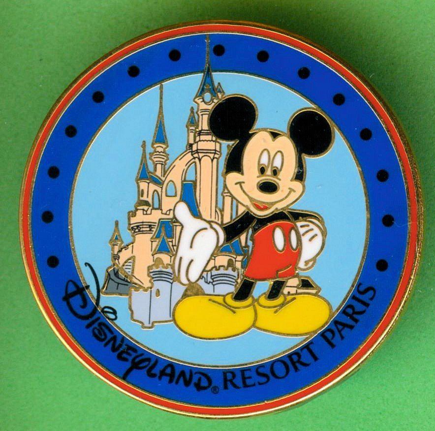 Disney Placchette & Badge: Disney   Mickey  SCHLOSS – Usato da Winterthur venduto da Sammleroase
