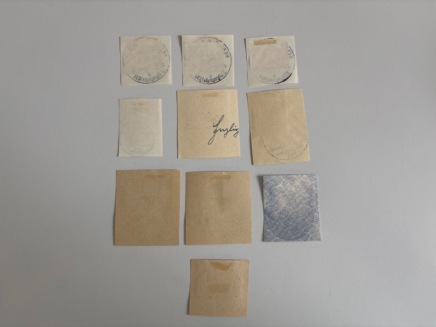 Alle Briefmarken: Satz Marken Deutsches Reich Sonderstempel – Gebraucht aus Adliswil von derrick0825 1
