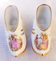 Limoges: 2 mini-chaussures/ 2 Miniaturschuhe/ 2 mini scarpe