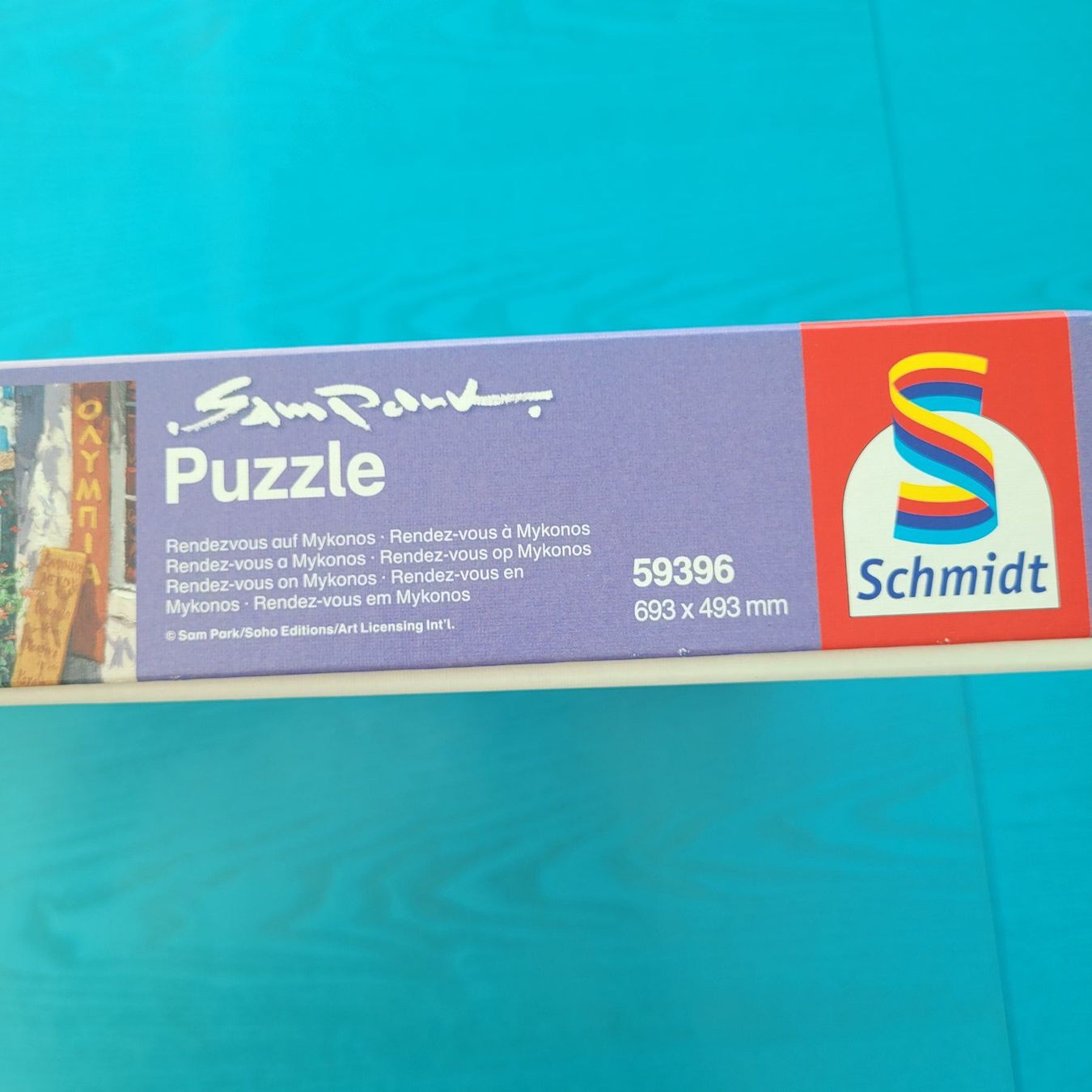 Puzzle: Rendezvous auf Mykonos- Premium Quality 1000 Teile  Schmidt – Nuovo (secondo la descrizione) da SCHÜBELBACH venduto da CoKaHa 1