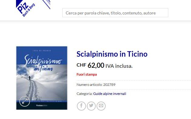 Libri: Scialpinismo in Ticino – Usato da Pambio Noranco venduto da Pol69 4