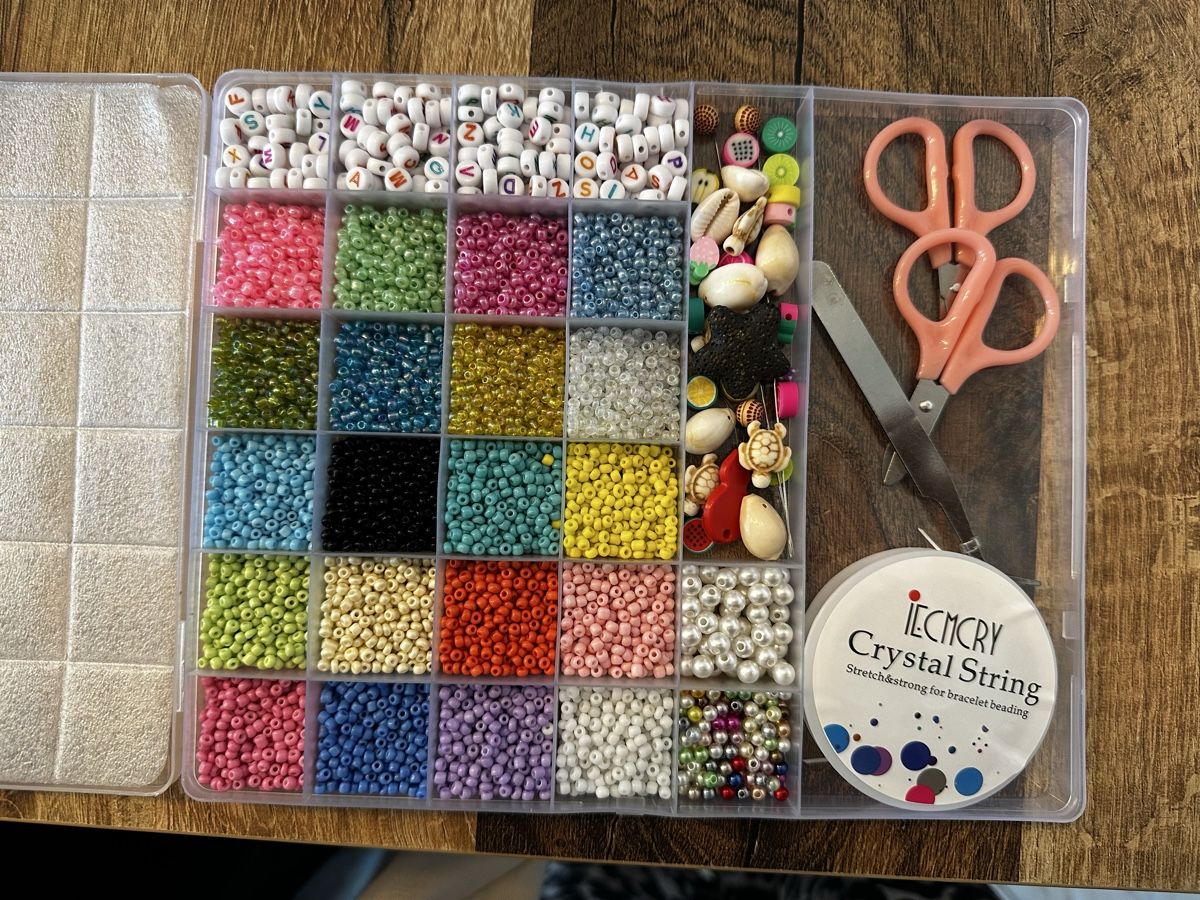 Kit bricolage: Bastelset mit Perlen und Zubehör – Usato da Siebnen venduto da luana_cataleya