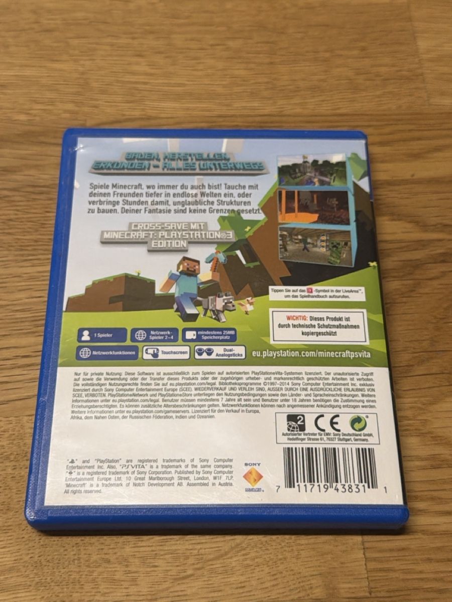 Sony Giochi: Minecraft für Ps Vita – Usato da Basel venduto da Manta76 1