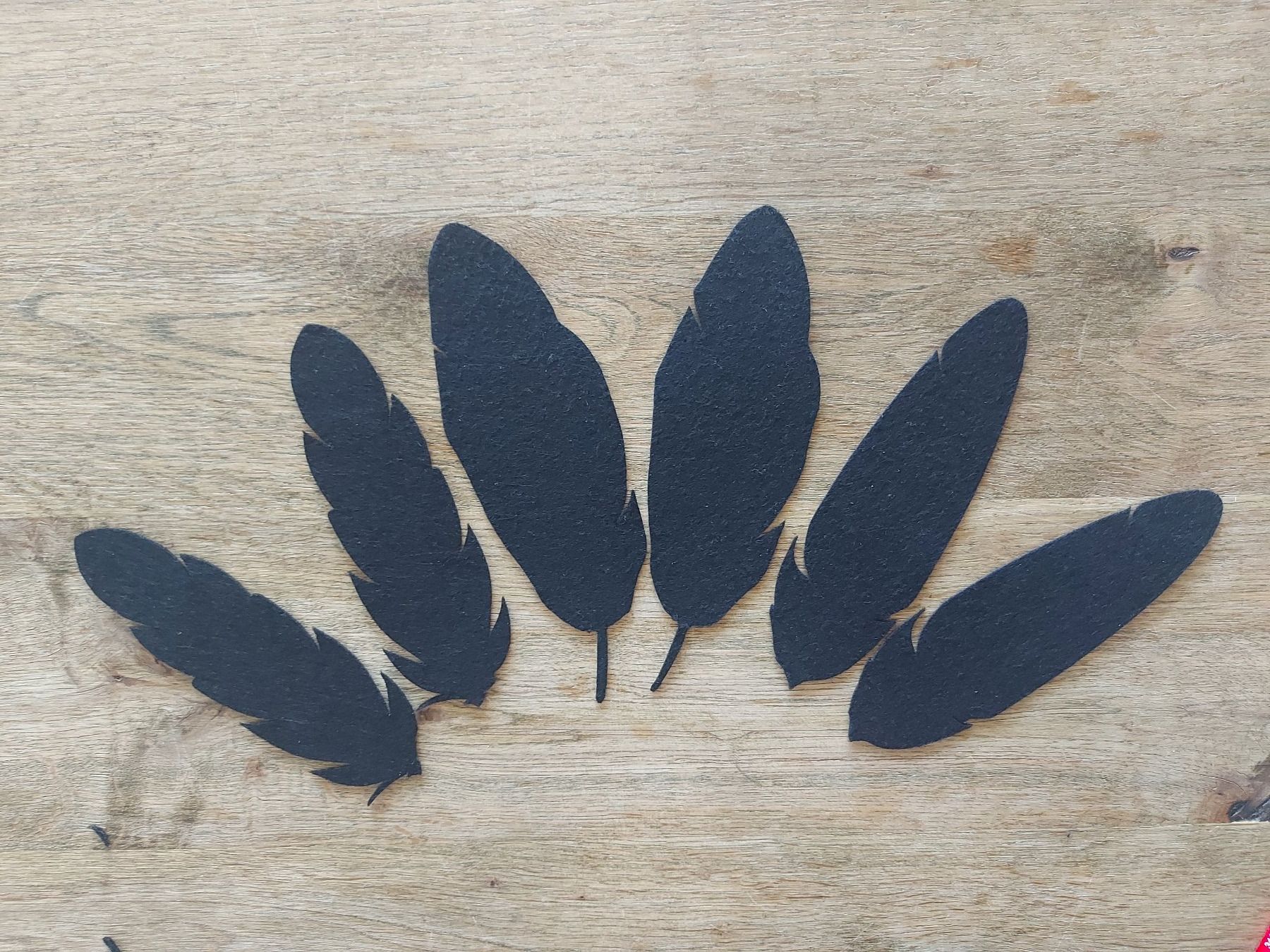 Kissen: 6 Stk Filz Federn Felt Feathers – Neu (gemäss Beschreibung) aus Langenthal von zelgaz