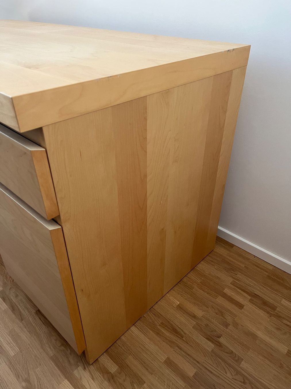 Ikea Bureaux: IKEA Malm Schreibtisch, holzfarben – D'occasion à Effretikon par alu_ldc6 2