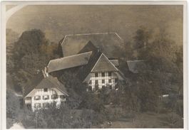 LANDWIRTSCHAFT/BAUERNHAUS 1940 Fliegeraufnahme BE?