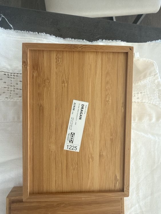 IKEA DRAGAN Box 4er Set Bambus, (Gebraucht) in Euthal fr CHF 7  mit  Lieferung auf Ricardo kaufen