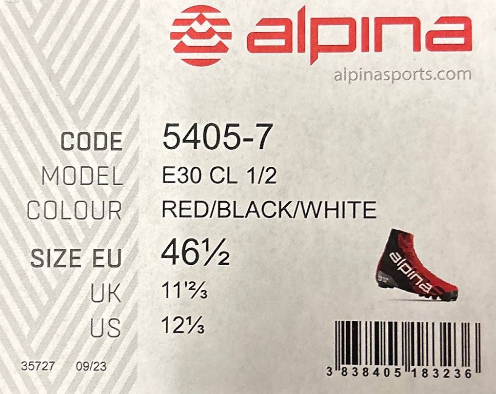 Alpina Scarpe da uomo: Alpina Elite 3.0 CL 461/2 und Overboot – Usato da Egnach venduto da Rechi8 1
