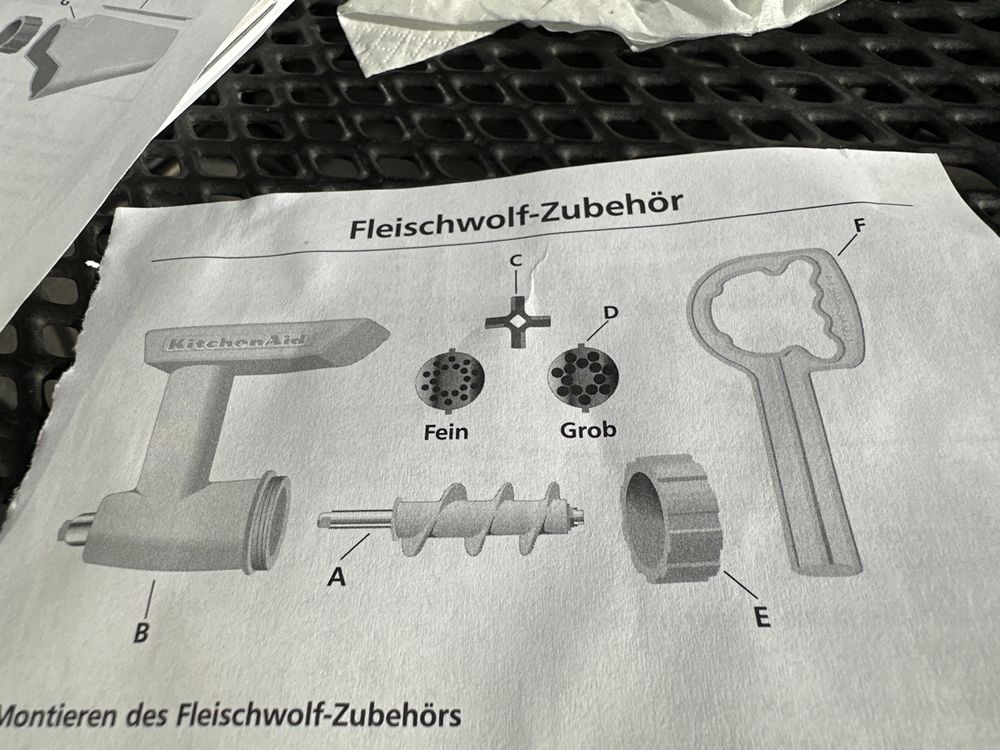 Kitchenaid Fleischwolf und Pürieraufsatz (Neu (gemäss Beschreibung)) in ...