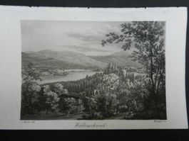 Wädenswil Aquatinta selten