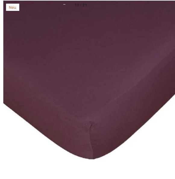 Biancheria da letto: BOXSPRING-JERSEY Fix Vino 180/200x200cm – Nuovo e nell'imballaggio originale da Oensingen venduto da directshop24
