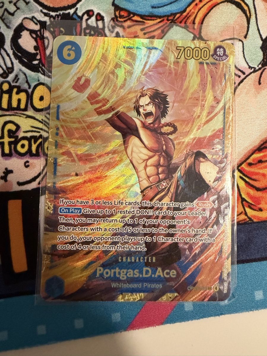 Bandai Sammelbilder & Trading cards: Ace one piece op13-119 – Gebraucht aus S. Antonino von Mc2495