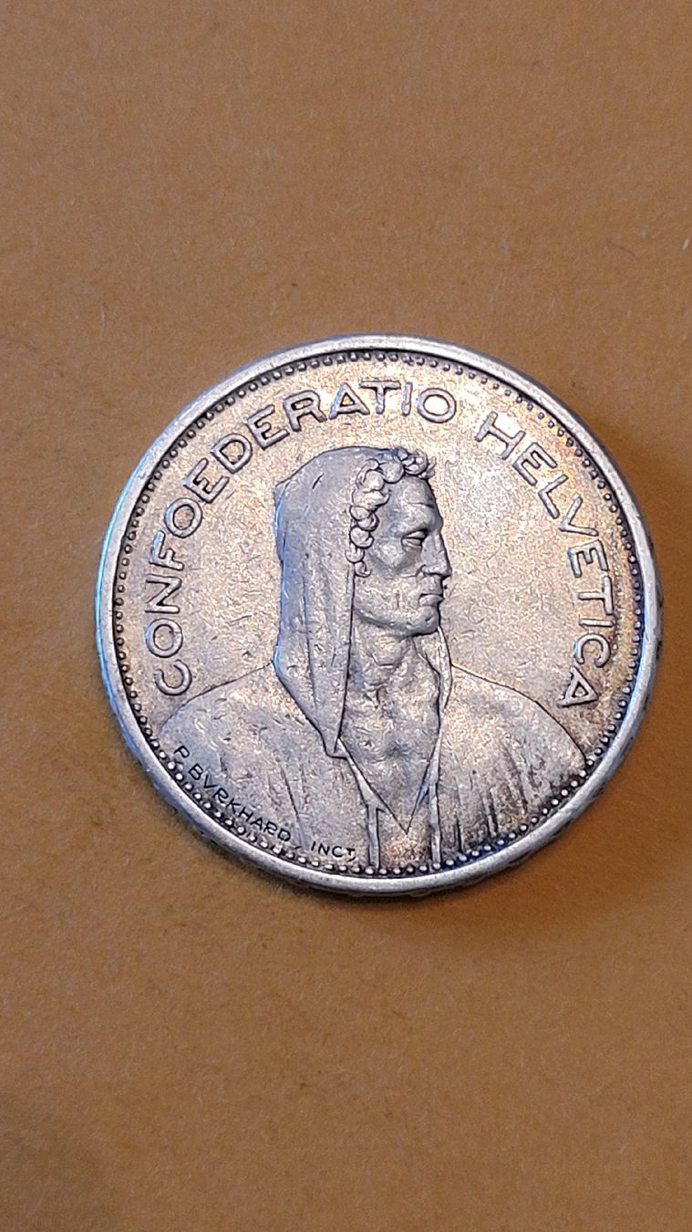 Alle Münzen: pièce de 5 francs en argent 1931 – Gebraucht aus Lausanne von kafira 1