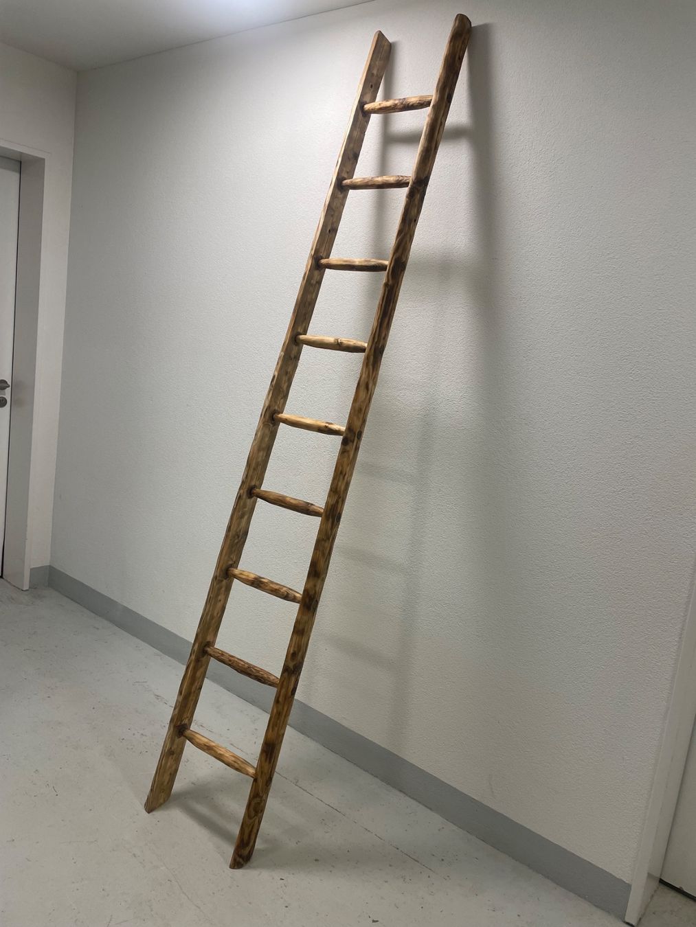 Scale: Leiter, massive Anstellleiter, ca. 248 cm – Usato da Menziken venduto da fiat-500