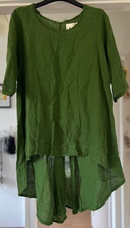 TUNIQUE OVERSIZE EN LIN!! M SOLDES DE FIN DE SAISON