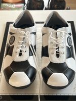 Sportschuhe Leder Grösse 39 schwarz weiss(I10)