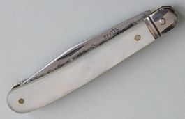 SEELIG Bienne Biel Taschenmesser Sackmesser echt Perlmutt