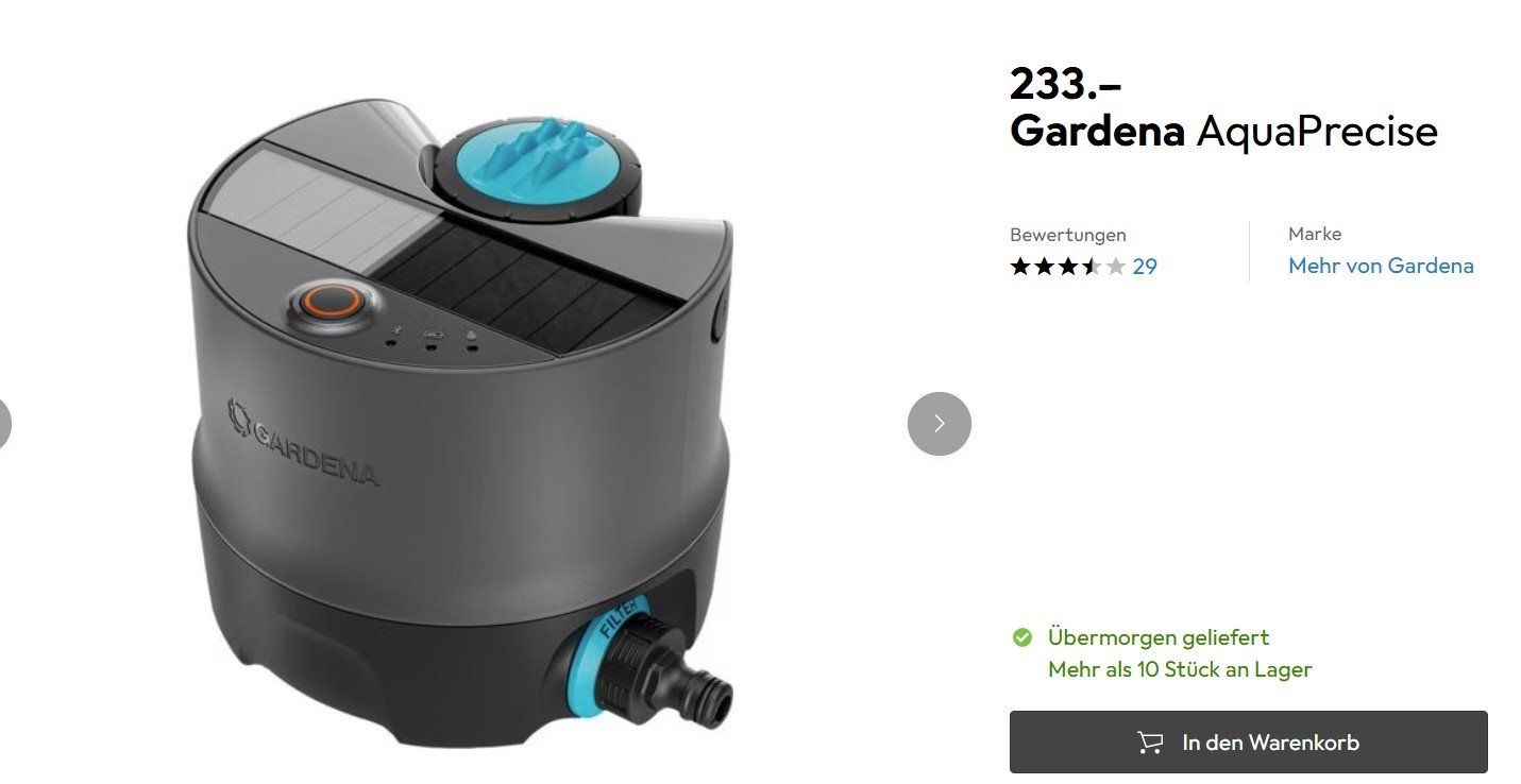 Unità & Adattatore: Gardena Aqua Precise – Nuovo e nell'imballaggio originale da Tübach venduto da WERK23 1