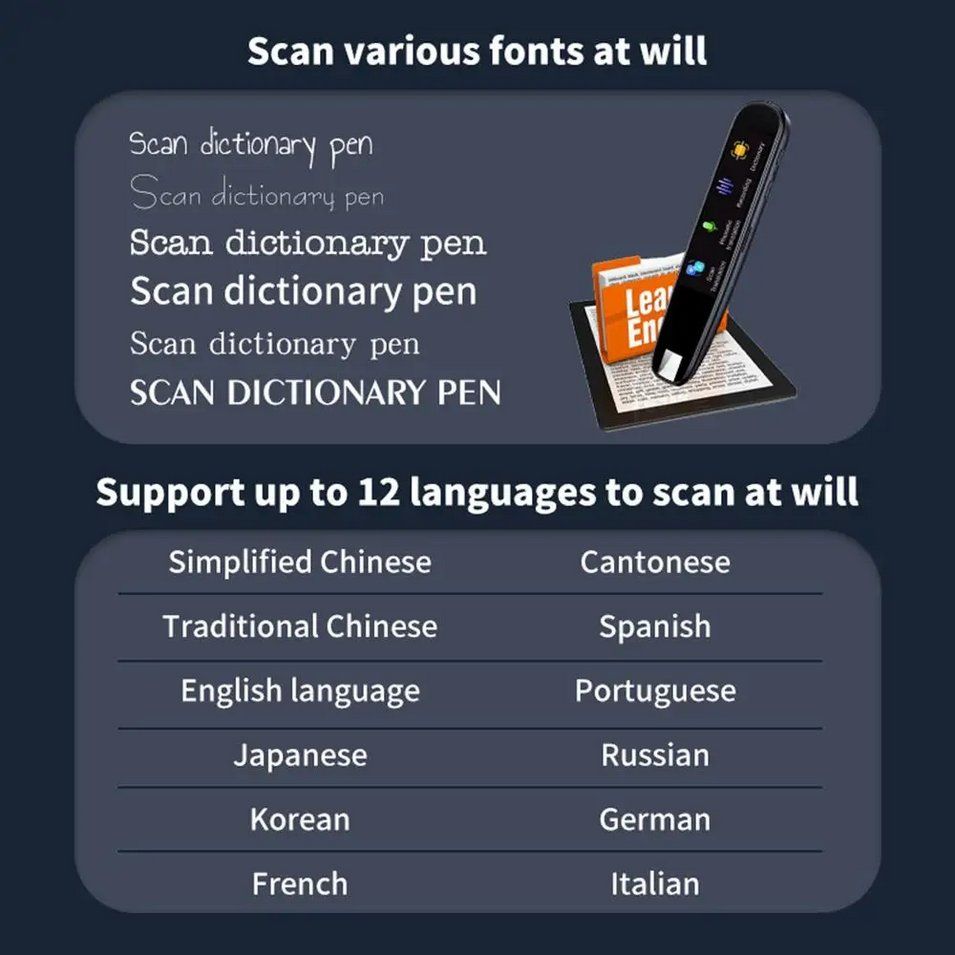 Tous les outils: Offline-Übersetzer Stift Smart Scan Dot – Neuf avec emballage d'origine à Genève par Top-Trend 9