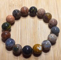 Old Stock Ozeanjaspis Kugelarmband OA