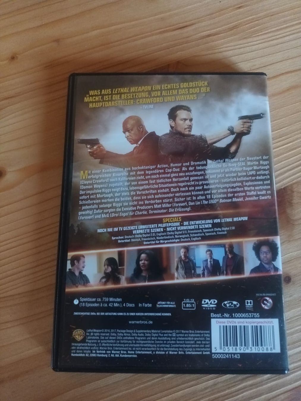 Alle DVDs: Lethal Weapon - Staffel 1 - DVD - – Gebraucht aus Studen BE von mar_6qqp 1