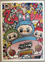 Death: Macaron Labubu Family, POP Art, signiert 11/100