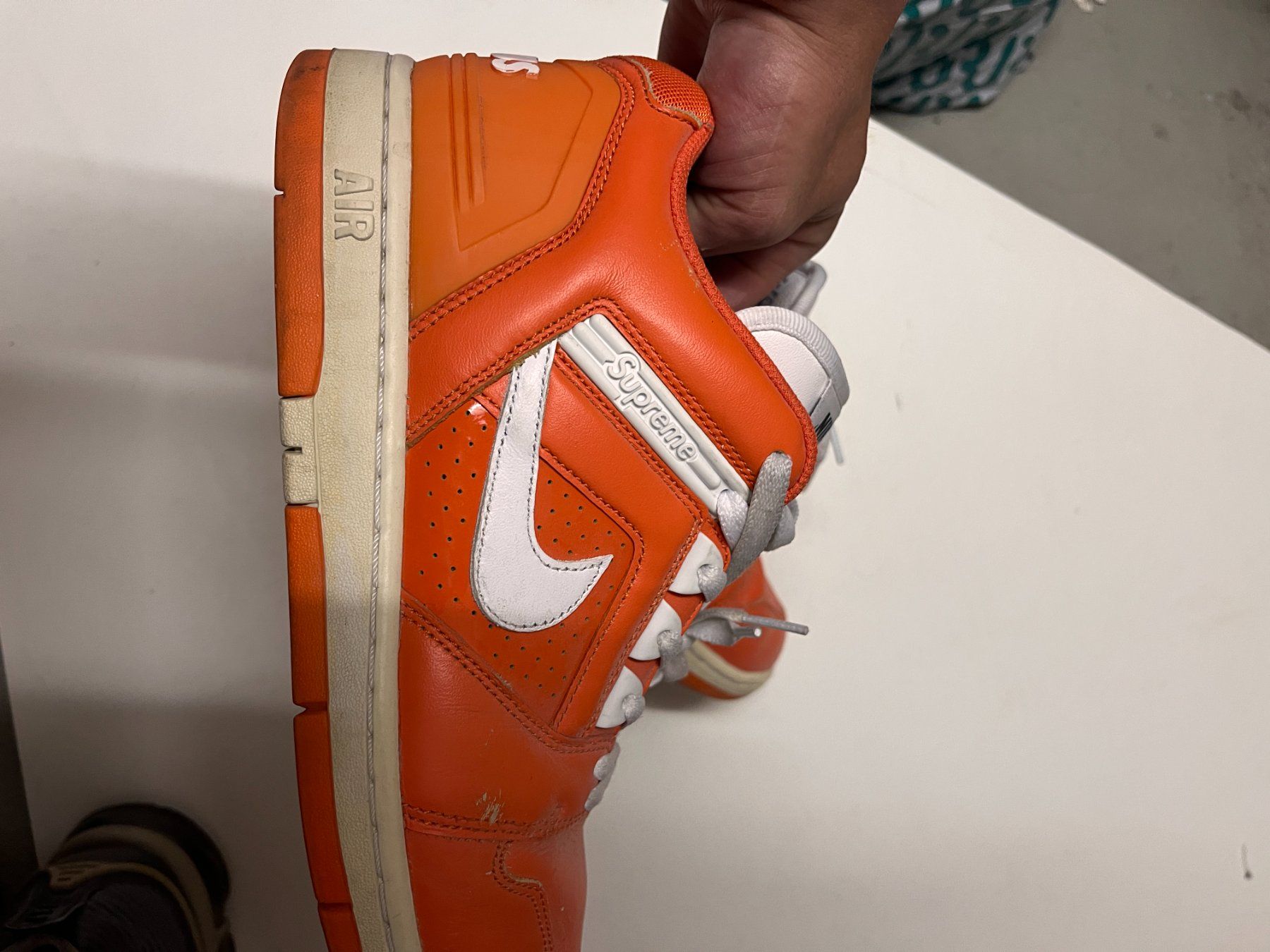 Supreme Herrenschuhe: Nike SB Dunk Low Supreme World Famous orange – Gebraucht aus Jona von Humpimumpi 3