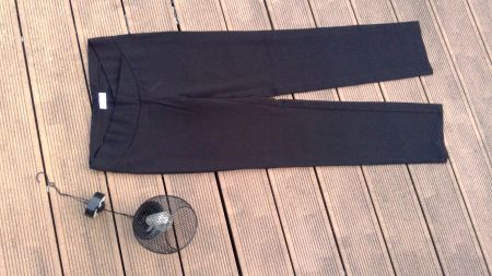 Pantalon noir BALLOON grossesse deux serrages, taille M, NEW