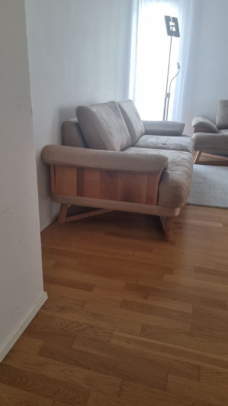 Divani: 2x 3er Sofas - hellbraun, guter Zustand – Usato da Glattbrugg venduto da comab 9