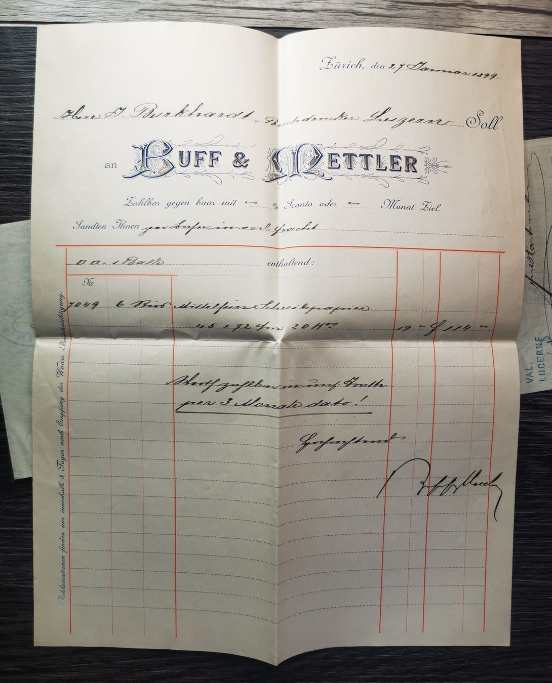 Alle Briefmarken: TR48 Enveloppe + Timbre Suisse 1899 – Gebraucht aus Cousset von Patrick_Collections 3