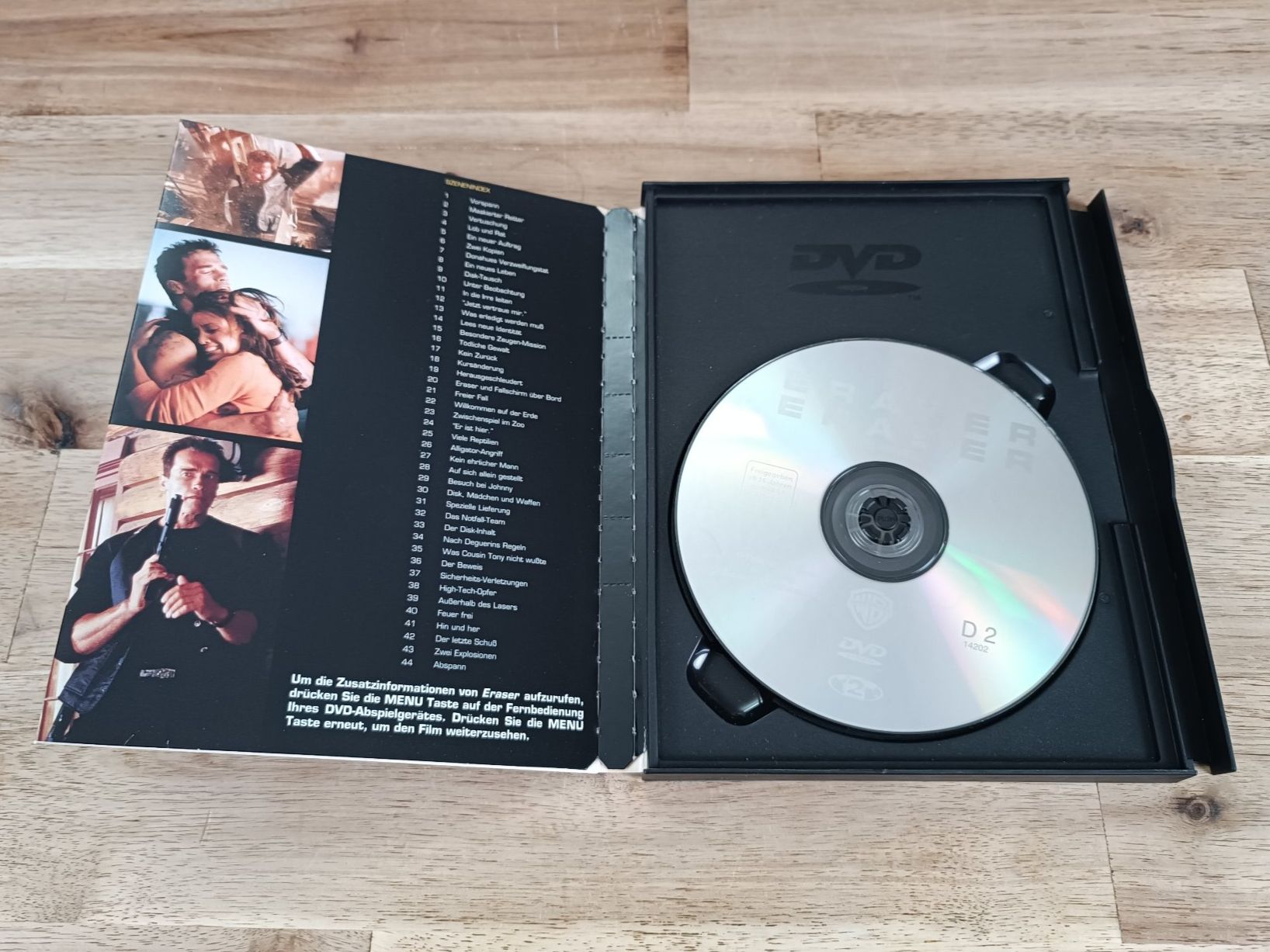 Tutti i DVDs: Eraser DVD - Arnold Schwarzenegger (1996) – Usato da Amriswil venduto da ITALbozz 1