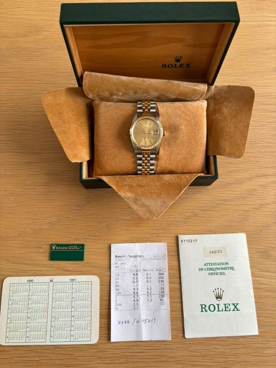 Rolex Orologi: Rolex Oyster Perpetual Datejust 36mm with Box & Papers 16233 – Usato da Genève venduto da Prometheus_Watches 6