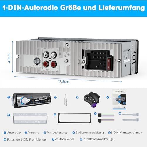 Radios: Autoradio 1DIN BT – Neuf avec emballage d'origine à Hundwil par Mr.Wong 7