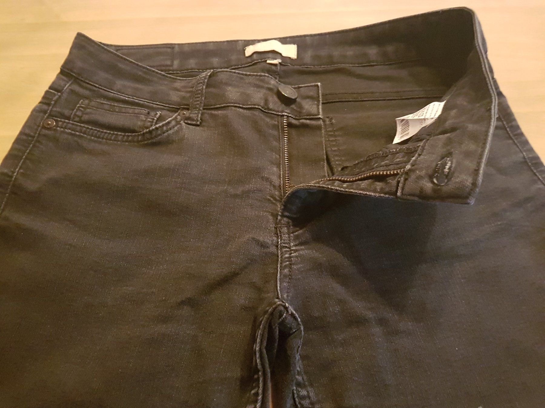 Maddison Hosen: Pantalon noir taille 38 marque Maddison 80% coton – Gebraucht aus Villiers von san_jn5w 1
