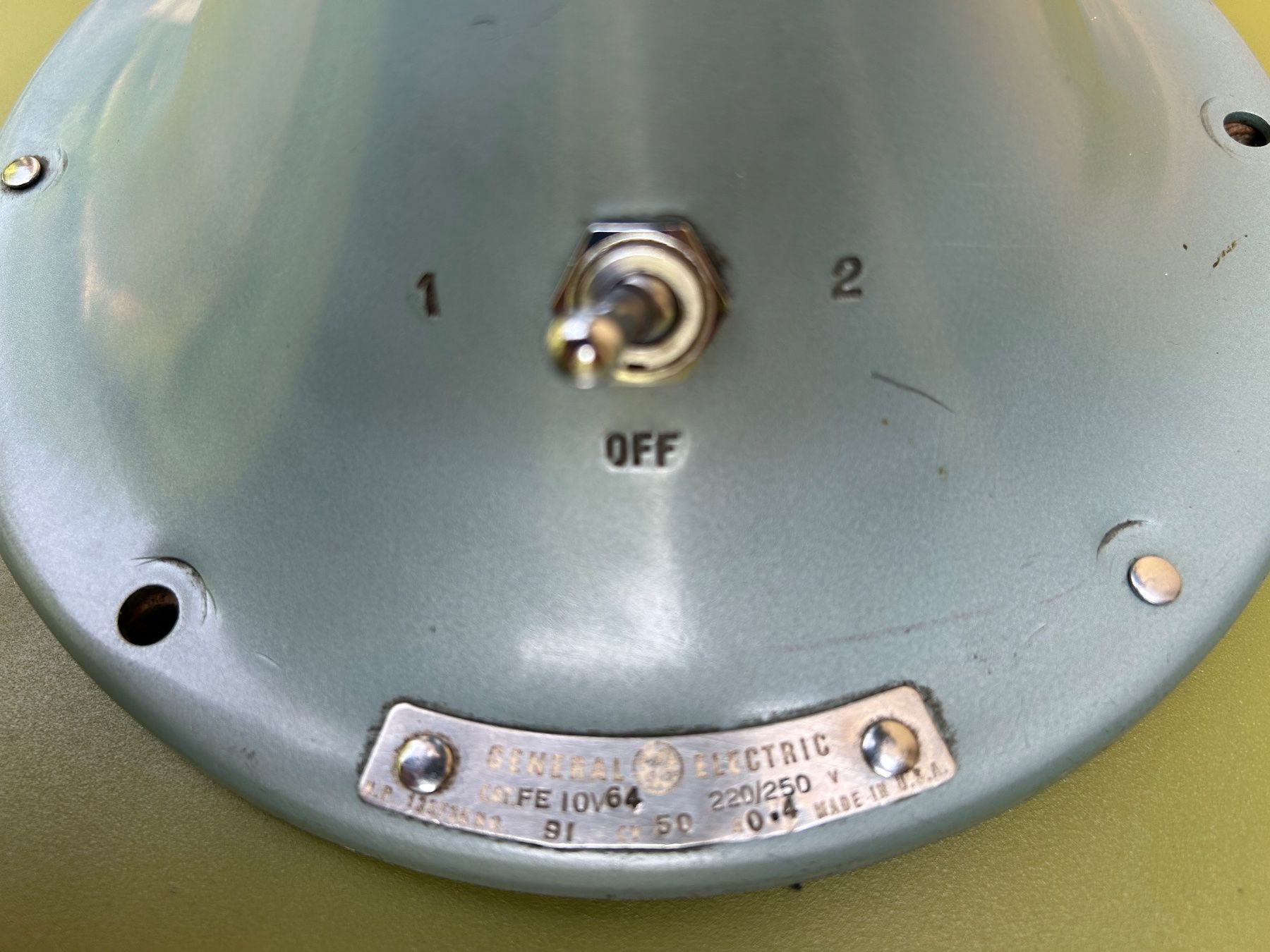 Ventilatori: General Electric "Vortalex" oscillating table fan – Usato da Zürich venduto da LuZ_8005 7
