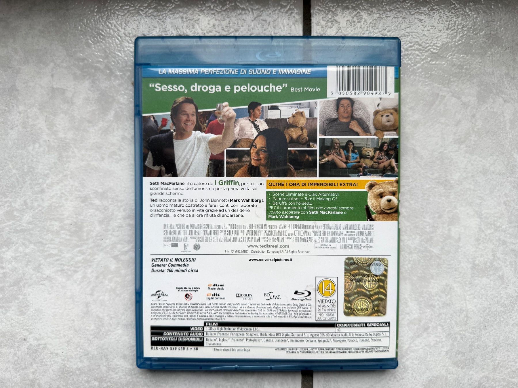 Alle DVDs: Blu-ray  Ted  2012 – Gebraucht aus Monte Carasso von Ely67 2