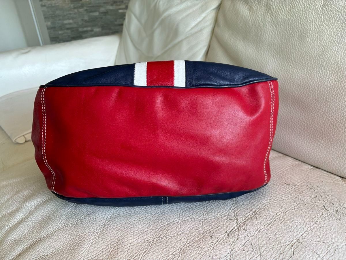 Bogner Taschen für Damen: Bogner Shopper Leder rot-blau-weiss – Gebraucht aus Muttenz von einfach-schoen 3